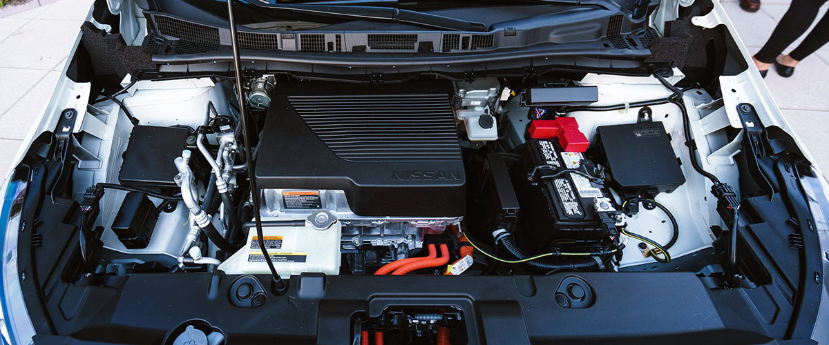 Electric vehicle charging and service area